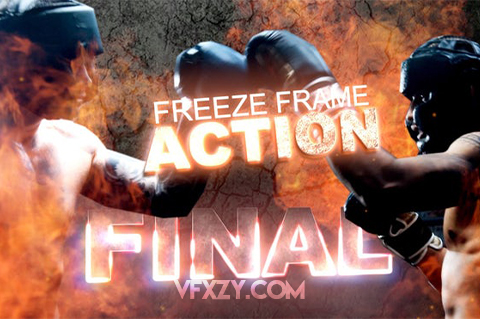 FCPX插件-震撼动作画面冻结帧效果模板 Action Freeze Frame – LegendsFCPX插件