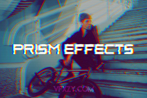 FCPX插件-10种棱镜折射眩晕色彩分离效果预设 Prism EffectsFCPX插件