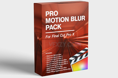 FCPX插件-动态运动模糊插件 Pro Motion BlurFCPX插件