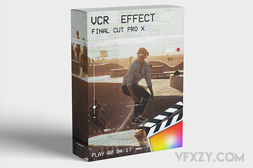 FCPX插件-复古录像机VCR效果 VCR EffectFCPX插件