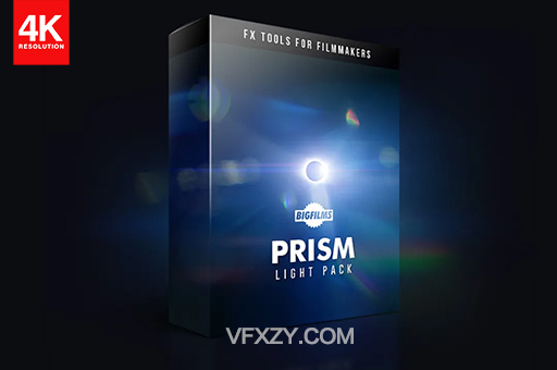 4K视频素材-120个科幻电影镜头光效素材特效叠加动画  Bigfilms PRISM Light Pack精品推荐、视频素材