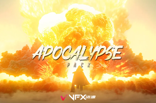 150个好莱坞末日电影龙卷风核爆炸流星闪电沙暴海啸4K视频特效素材 APOCALYPSE Pack精品推荐、视频素材