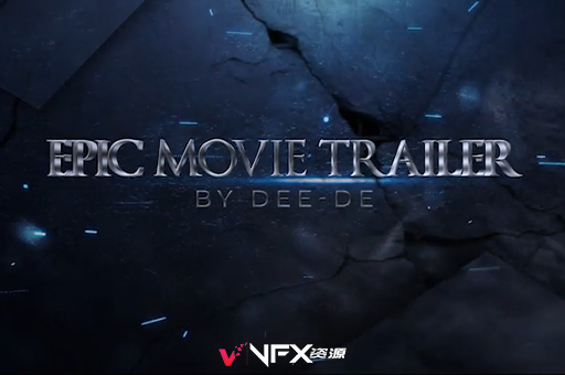 史诗级震撼大气的电影预告片AE模板 Epic Cinematic Movie TrailerAE模板