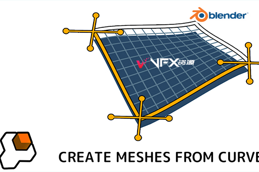 Blender曲线条生成网格插件 Curves To Mesh V2.5.7Blender插件