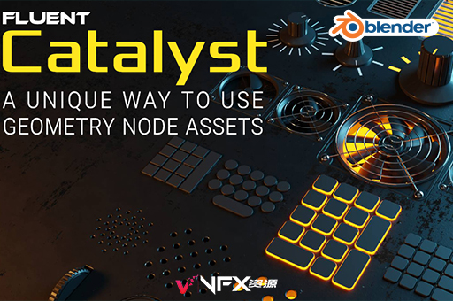 Blender插件-参数可视化菜单UI管理工具 Fluent Catalyst V1.0Blender插件