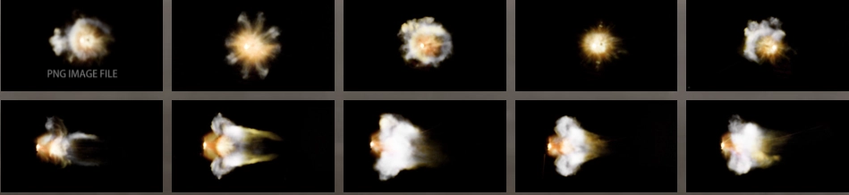 视频素材-79种2K高清爆炸火焰特效视频素材 MotionVFX – mBlast  （含透明通道）精品推荐、视频素材