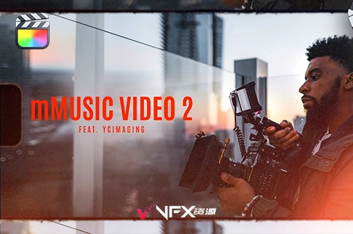 FCPX插件-60组短视频音乐MV宣传文字标题转场特效包装动画 mMusic Video 2FCPX插件、Mac专区