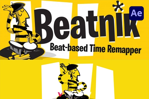 AE音乐卡点时间重映射自动剪辑脚本 Beatnik v1.04+使用教程AE脚本、脚本