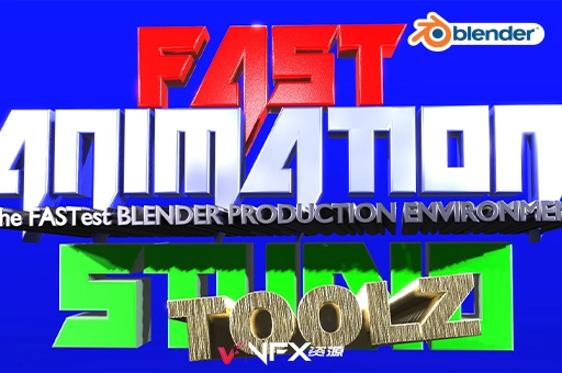Blender插件-快速创建动画制作工具 Fast Animation Studio Toolz V5.3.4Blender插件