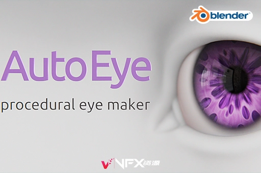 Blender插件-眼睛眼珠制作工具 Auto Eye v0.3.5Blender插件