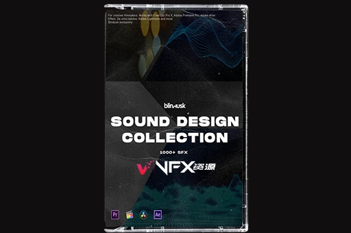 1000种电影转场音效特效素材包 Blindusk Sound Design Collection素材、音效素材