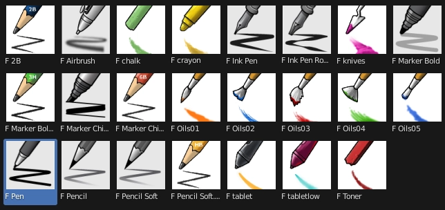 Blender插件-美术画笔笔刷绘制工具 Lazy Art BrushBlender插件