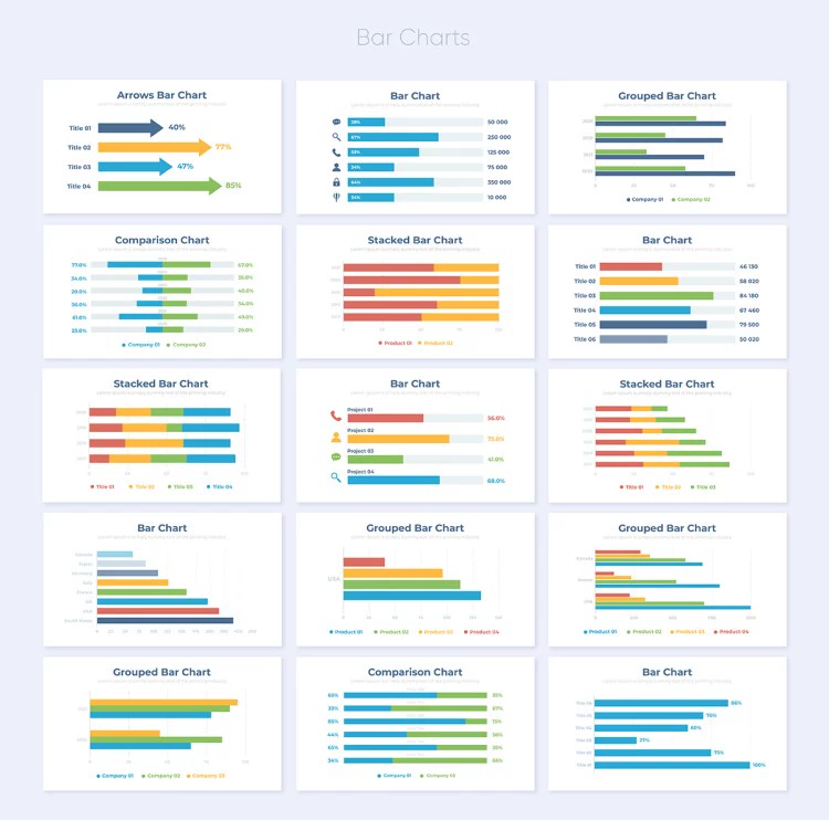 AE脚本-公司企业信息数据柱状饼状环形趋势图表动画场景元素 Infographics Pack（Motion Bro 4+Motion Factory脚本调用）AE脚本