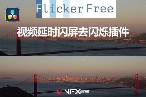 达芬奇/Nuke/Vegas/视频延时闪屏去闪烁插件 Flicker Free OFX v2.2.3 CE Win破解版AE插件、Mac专区、PR插件、其它插件、达芬奇插件