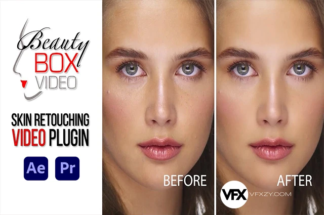 【中文汉化】Beauty Box V6.0.2 — AE/PR视频人像磨皮润肤美颜插件（Win版）