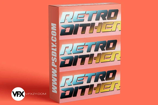 AE/PR复古游戏8bit像素效果插件 Aescripts RetroDither V1.12 Mac/Win