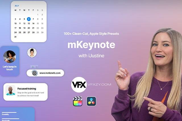 🌈达芬奇+FCPX插件-95组信息数据图片展示文字标题排版动画预设 mKeynote