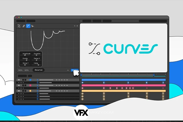 AE脚本-Curves v1.0.4 缓入缓出曲线动画工具 + 使用教程