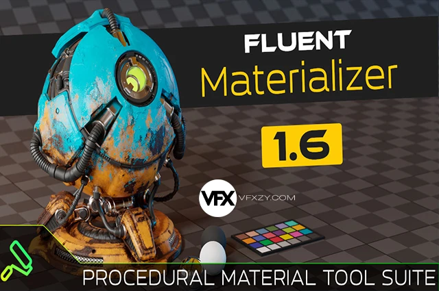 🔥Fluent Materializer V1.12.1 — Blender材质制作烘焙保存插件