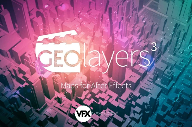 AE脚本-GEOlayers 3 V1.15.1 真实地图路径绘制工具破解版 + 使用教程