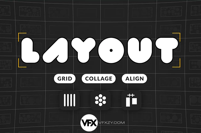 AE脚本-Layout v1.0.3 网格锚点对齐分布工具 + 使用教程