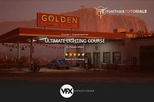 【中英文字幕】UE5真实场景灯光环境照明全面基础进阶教程+工程文件