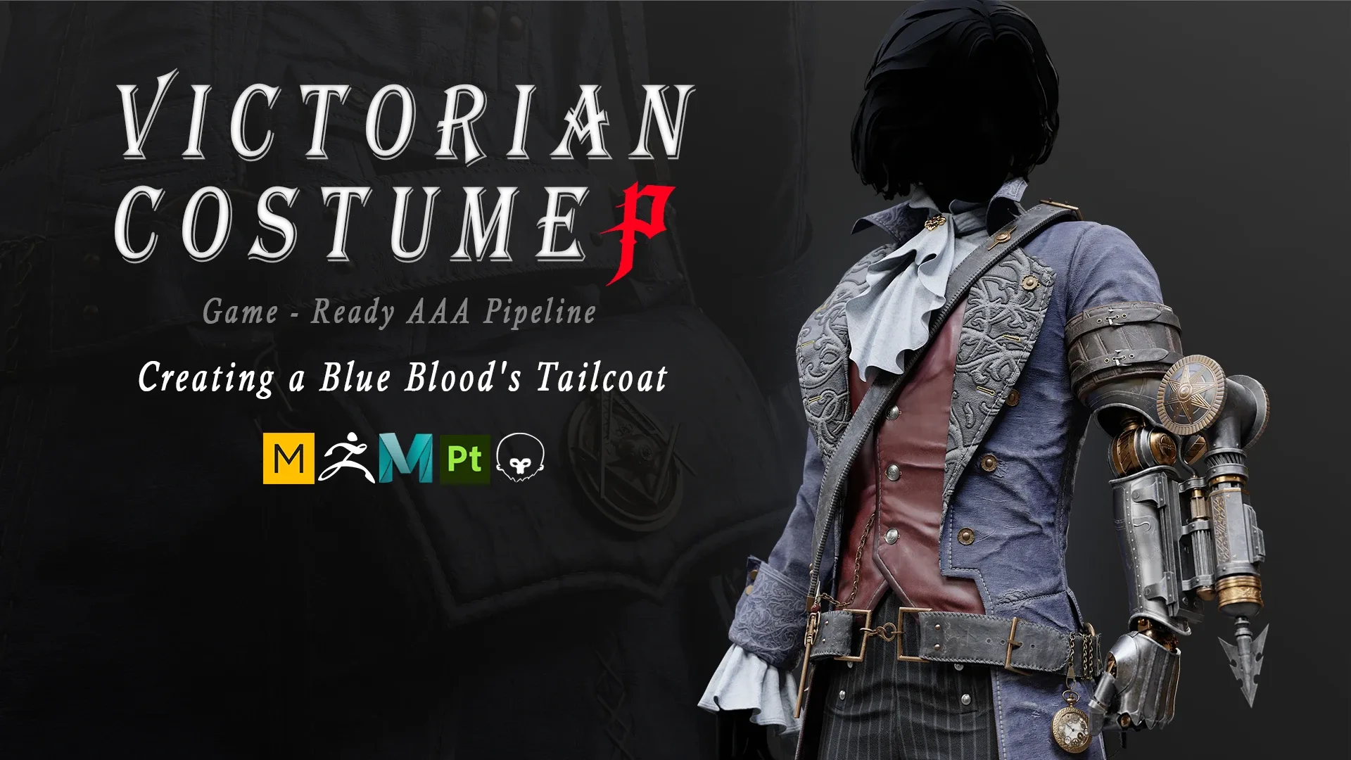 中英文字幕-十套ZBrush/MD/Clo3D/SP角色护甲布料服装建模教程+工程文件 Flipped Normals – Clothing & Armor Tutorials FlipBox