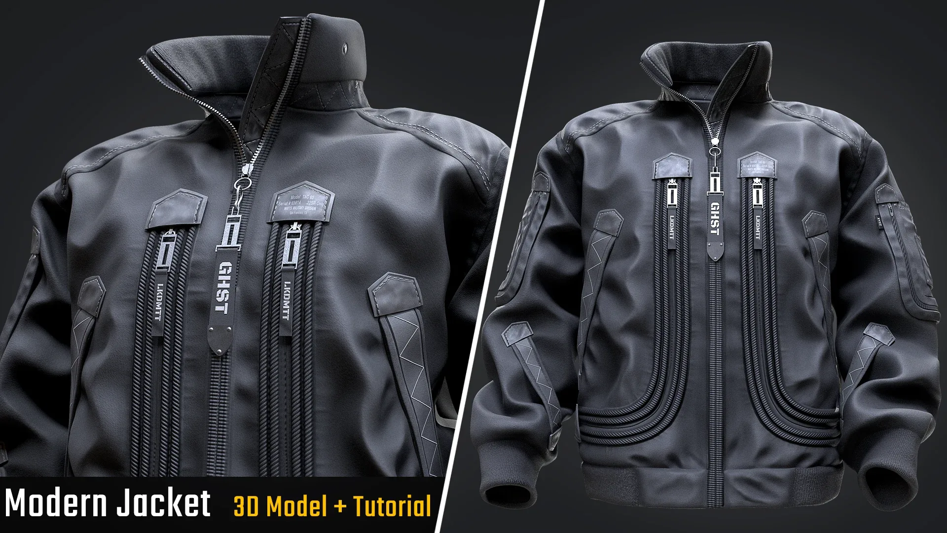 中英文字幕-十套ZBrush/MD/Clo3D/SP角色护甲布料服装建模教程+工程文件 Flipped Normals – Clothing & Armor Tutorials FlipBox