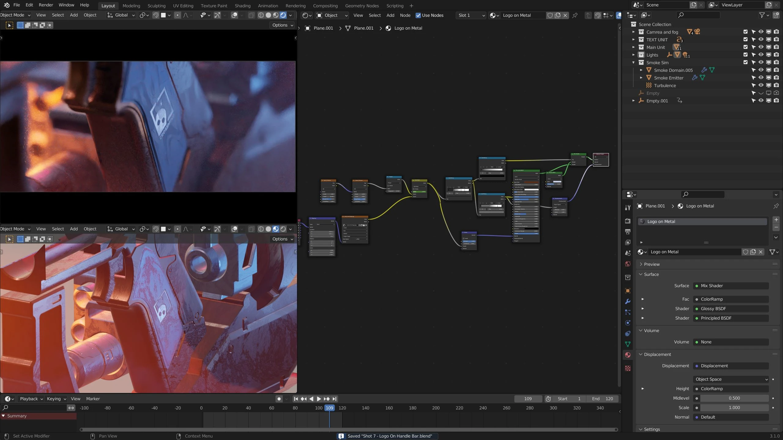中英文字幕-Blender高燃枪械机械系片头设计教程(含工程文件) Introduction to Title Sequence Design ( Blender 3D) + Premium Edition