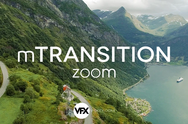 FCPX插件-50种动感模糊冲击缩放转场插件 mTransition Zoom V1