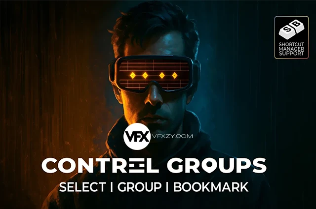 AE时间线图层分组管理脚本 Control Groups V1.5.0 Win/Mac