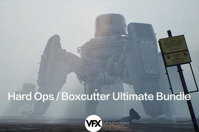 Blender硬表面建模插件  Hard Ops / Boxcutter Ultimate Bundle v26.1.1