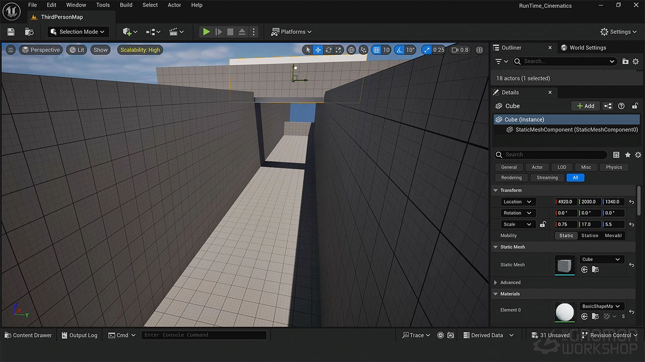 中英文字幕-UE5角色动画游戏互动无缝融合教程 The Gnomon Workshop – Creating Runtime Cinematics in Unreal Engine 5 BBU04-1.jpg