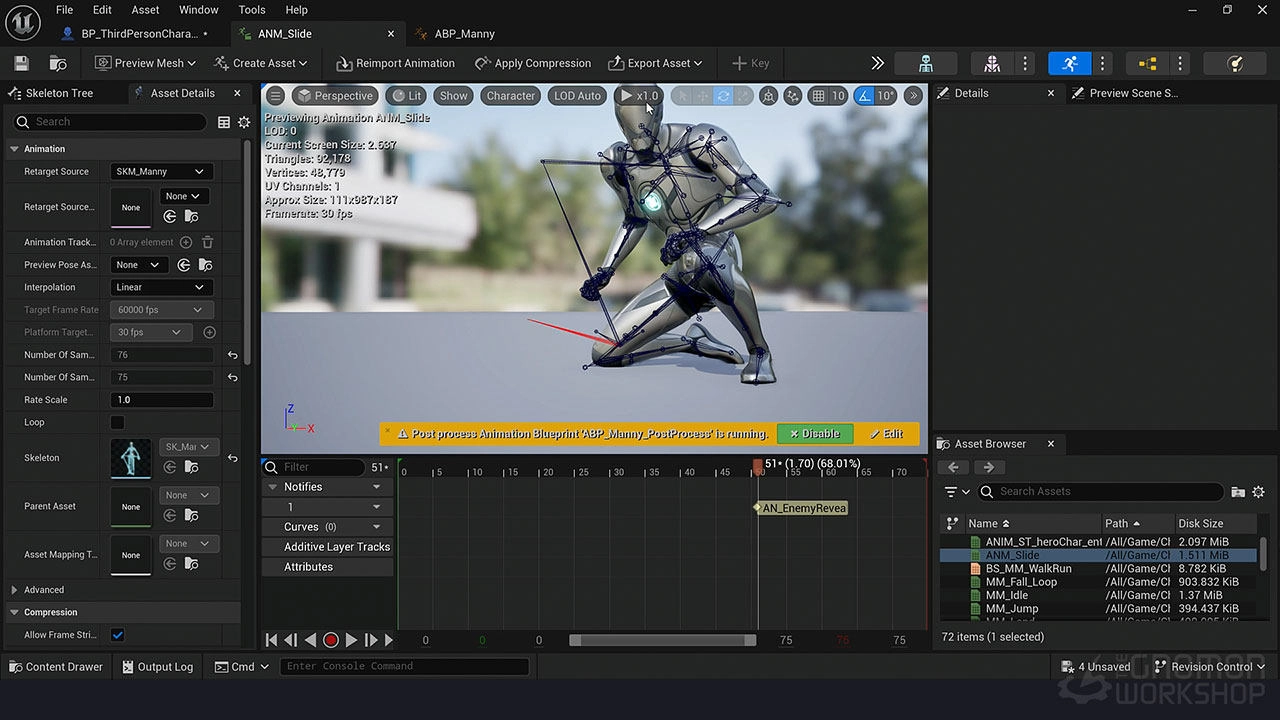 中英文字幕-UE5角色动画游戏互动无缝融合教程 The Gnomon Workshop – Creating Runtime Cinematics in Unreal Engine 5 BBU04-8.jpg