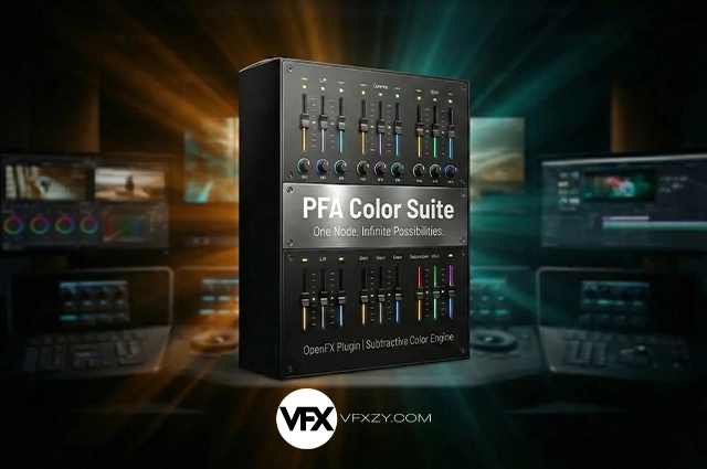 【中文汉化】达芬奇电影感视频调色插件 PFA ColorSuite v6.5.0 Win