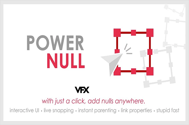 AE在任意位置添加空对象值脚本 Power Null V1.5 +使用教程