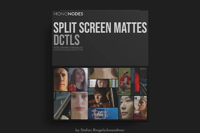 达芬奇分屏遮罩DCTL节点预设 Mononodes – TEST STRIP DCTLS V3.0