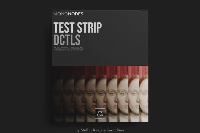 达芬奇色彩分级参数视觉参考对比测试条DCTL节点预设 Mononodes – TEST STRIP DCTLS V3.0