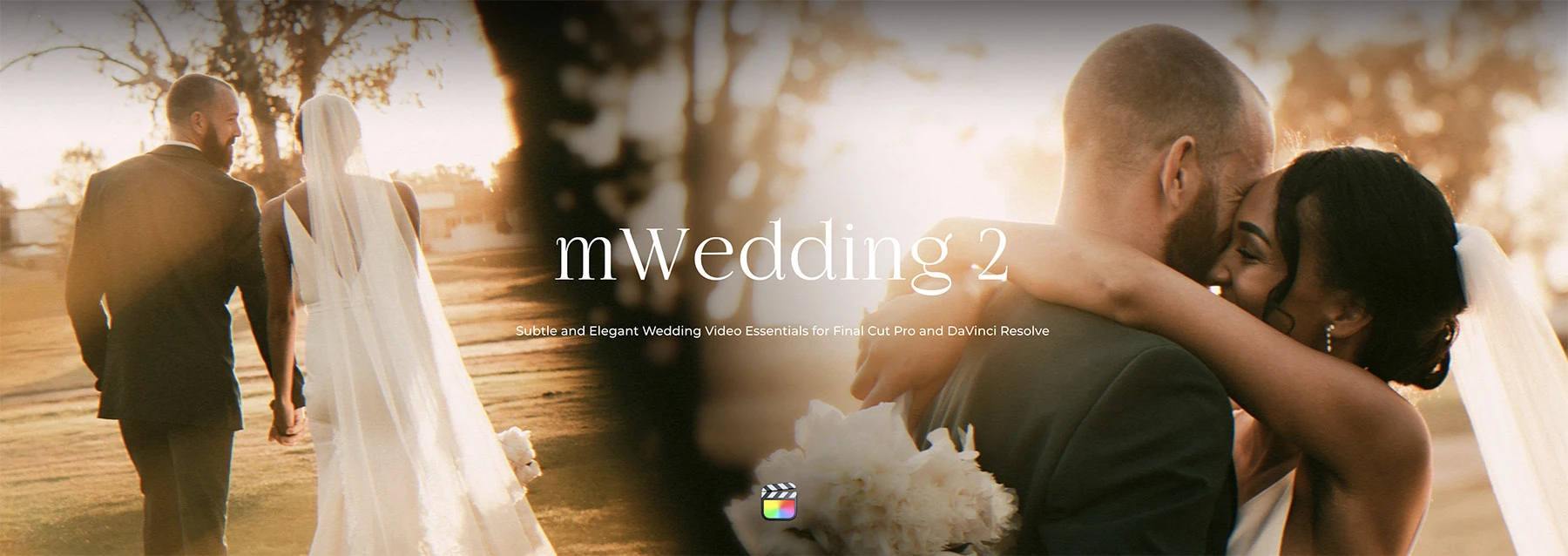 中文汉化-达芬奇婚礼视频特效文字标题字幕叠加转场预设 MotionVFX – mWedding 2 for DaVinci Resolve