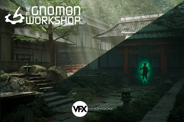 【中英文字幕】两套Houdini+Maya+Nuke+ZBrush三维环境场景搭建灯光渲染合成教程