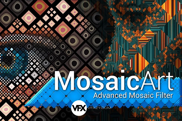 🚀【中文汉化】MosaicArt v1.1.3 Win/Mac AE高级马赛克动态平铺视觉特效插件