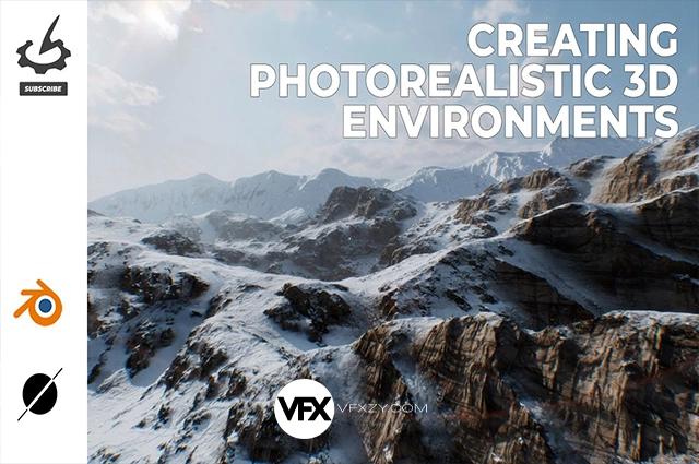 【中英文字幕】Blender World Creator创建照片级真实地形环境教程