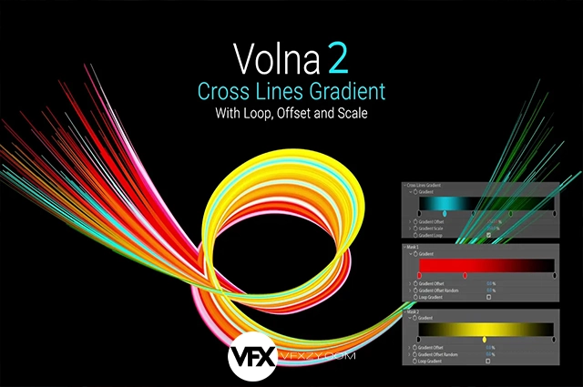 【中文汉化】Volna v2.5.2 Win/Mac AE动态线条路径描边绘制生长动画插件