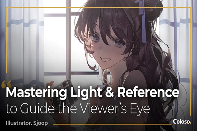 【中英文字幕】Coloso PS掌握光影参考卡通插画艺术绘画教程