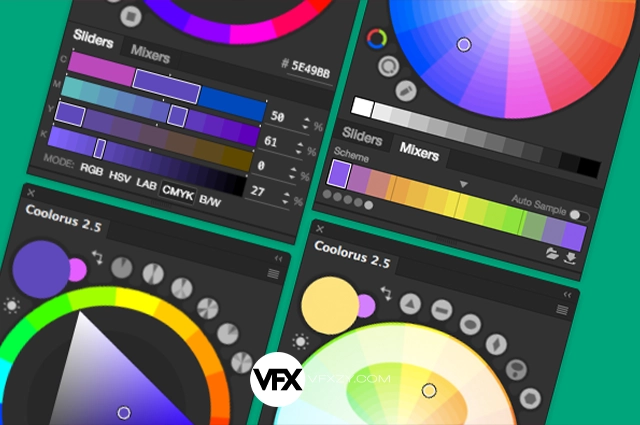 【中文汉化】PS专业快速色环配色插件 Coolorus V2.7.1 Win/Mac