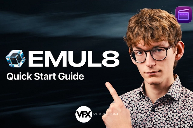 【中文汉化】FCPX插件-复古电影胶片模拟仿真视觉特效 EMUL8 v2.0