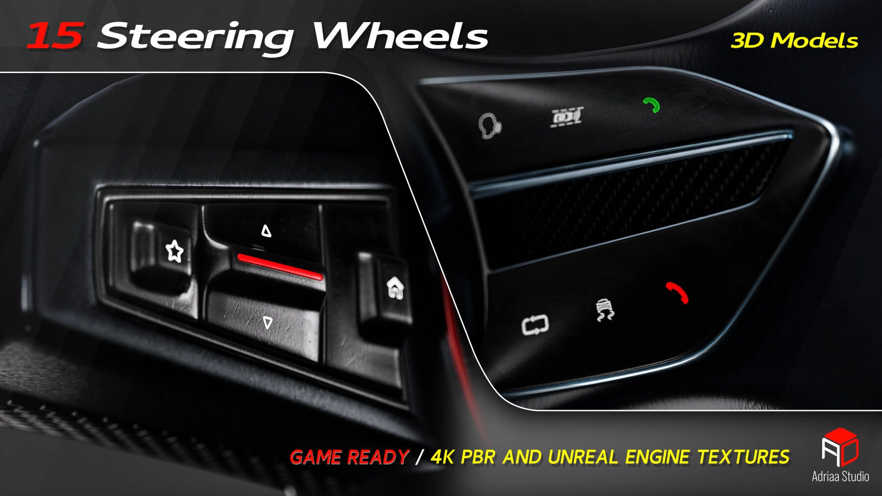 四套Blender/SP汽车方向盘座椅头盔轮毂建模贴图教程(无声)+3D模型合集 Automotive Parts Bundle / 3 Full Tutorial + 4 Bundles Of 3D Models / Driver Seat / Wheels / Helmets And Steering Wheels file (9).jpg