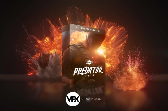 383组爆炸烟尘冲击波碎片血浆动作电影特效合成4K视频素材